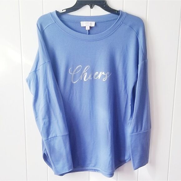 New Directions Size Small S blue sweatshirt - Picture 1 of 4
